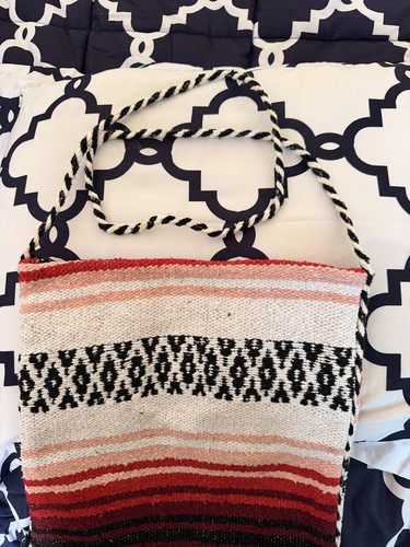 Mexican woven multicolor red - ,